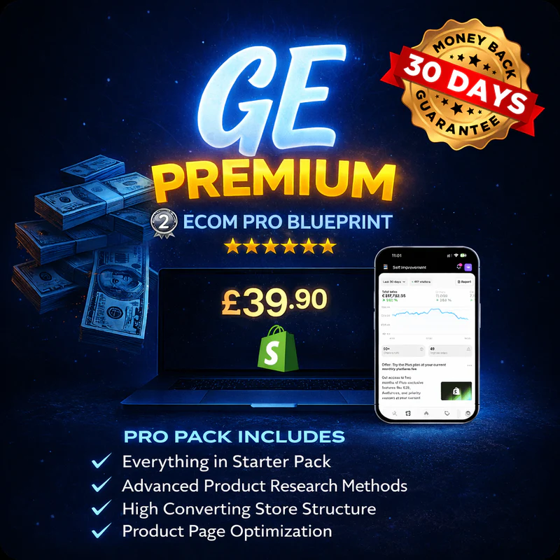 Pro Premium pack for The ecom Blueprint